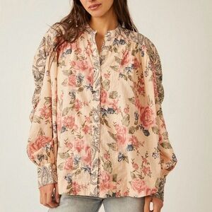 Free People Maraya Printed Top